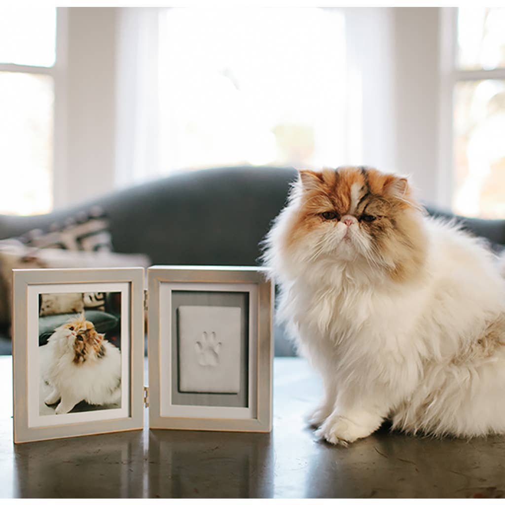 Pearhead - Pawprints Keepsake Photo Frame & Clay Impression Kit