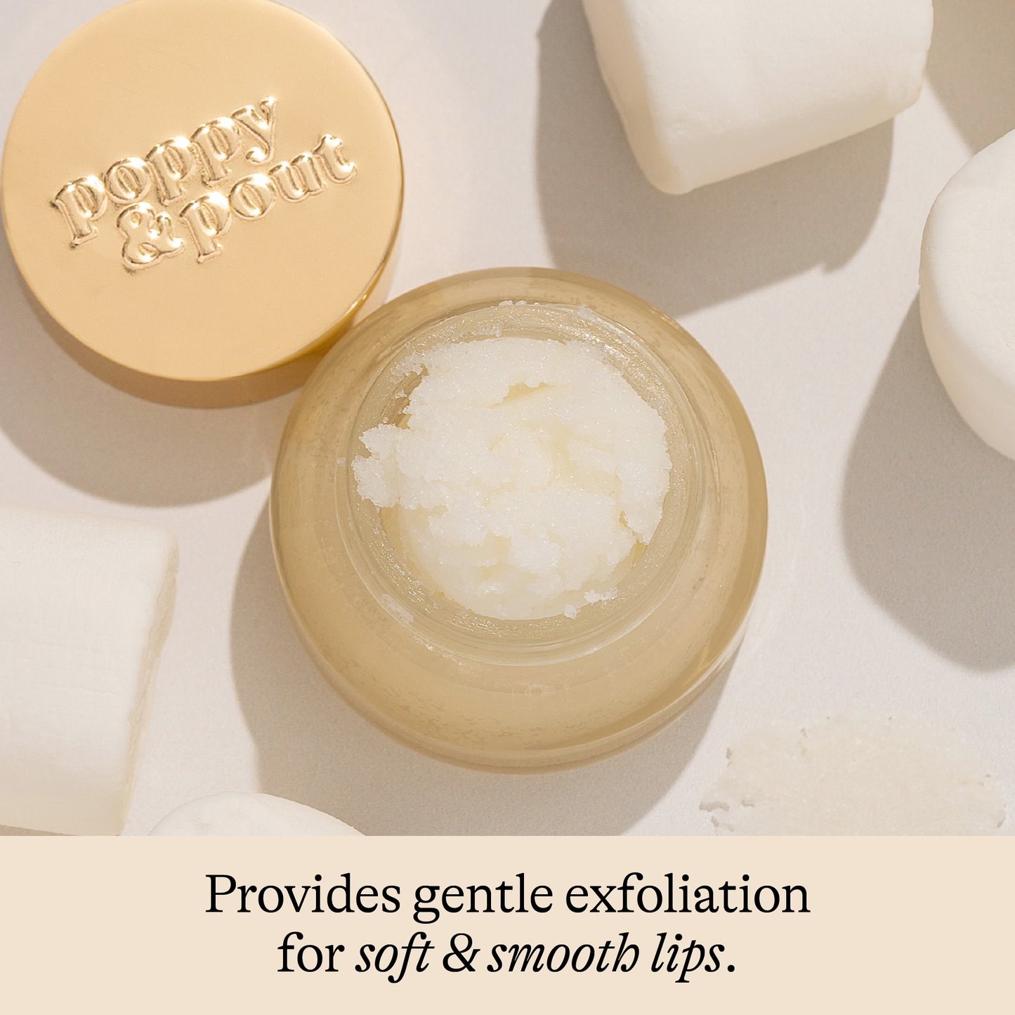 Poppy & Pout - Lip Scrub, Marshmallow Creme