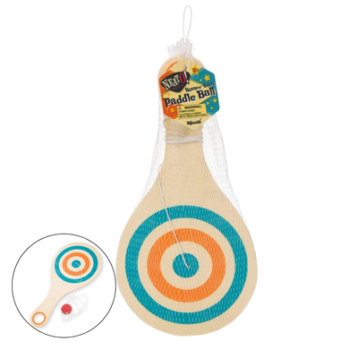 Toysmith - Neato! Bounce Back Paddle Ball- Retro Classic, vintage toys