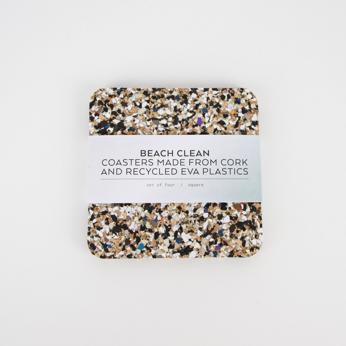 Beach Clean Coasters | Square | Set of 4