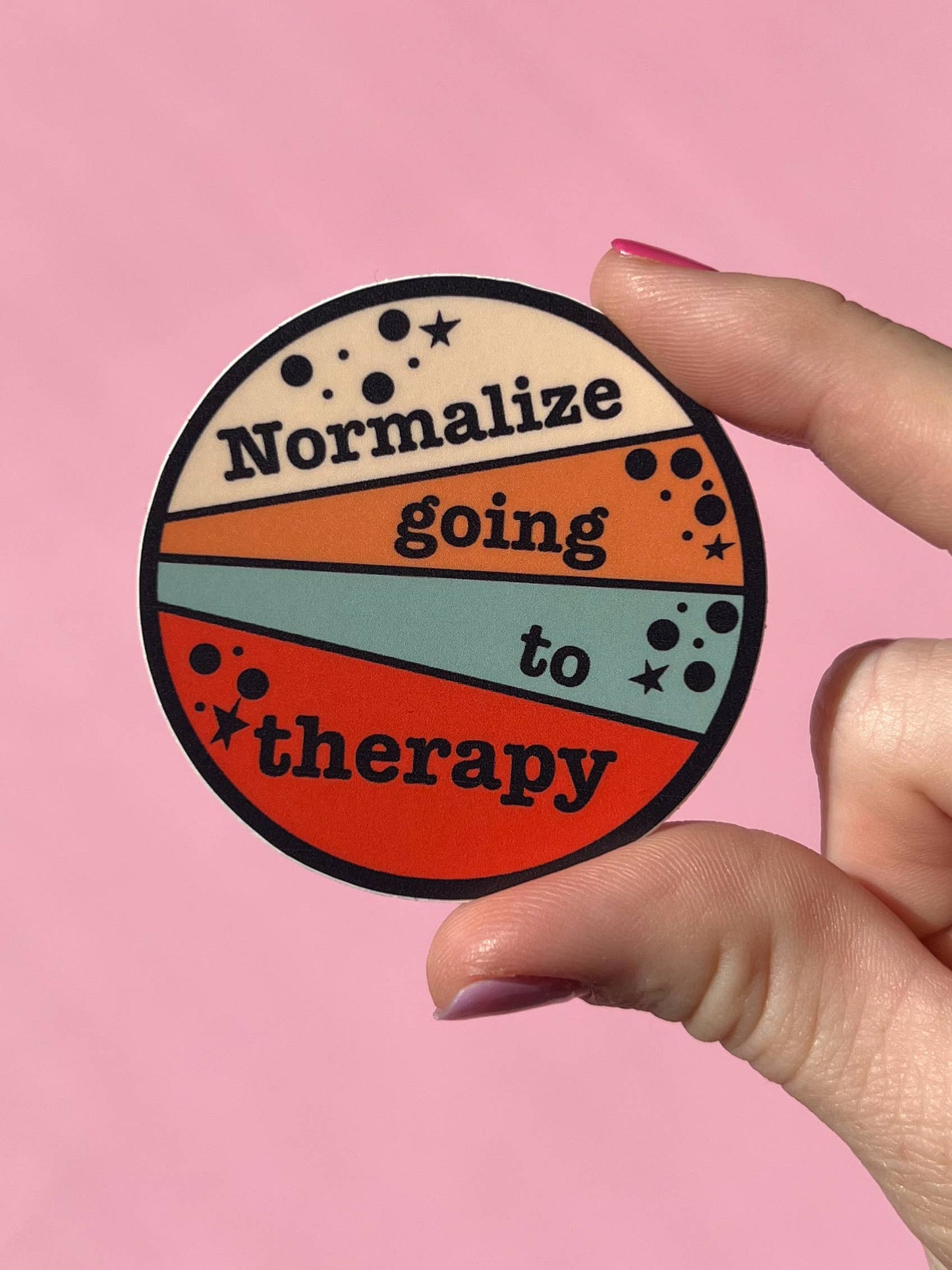 Uplifter Sticker - Normalize going to therapy sticker