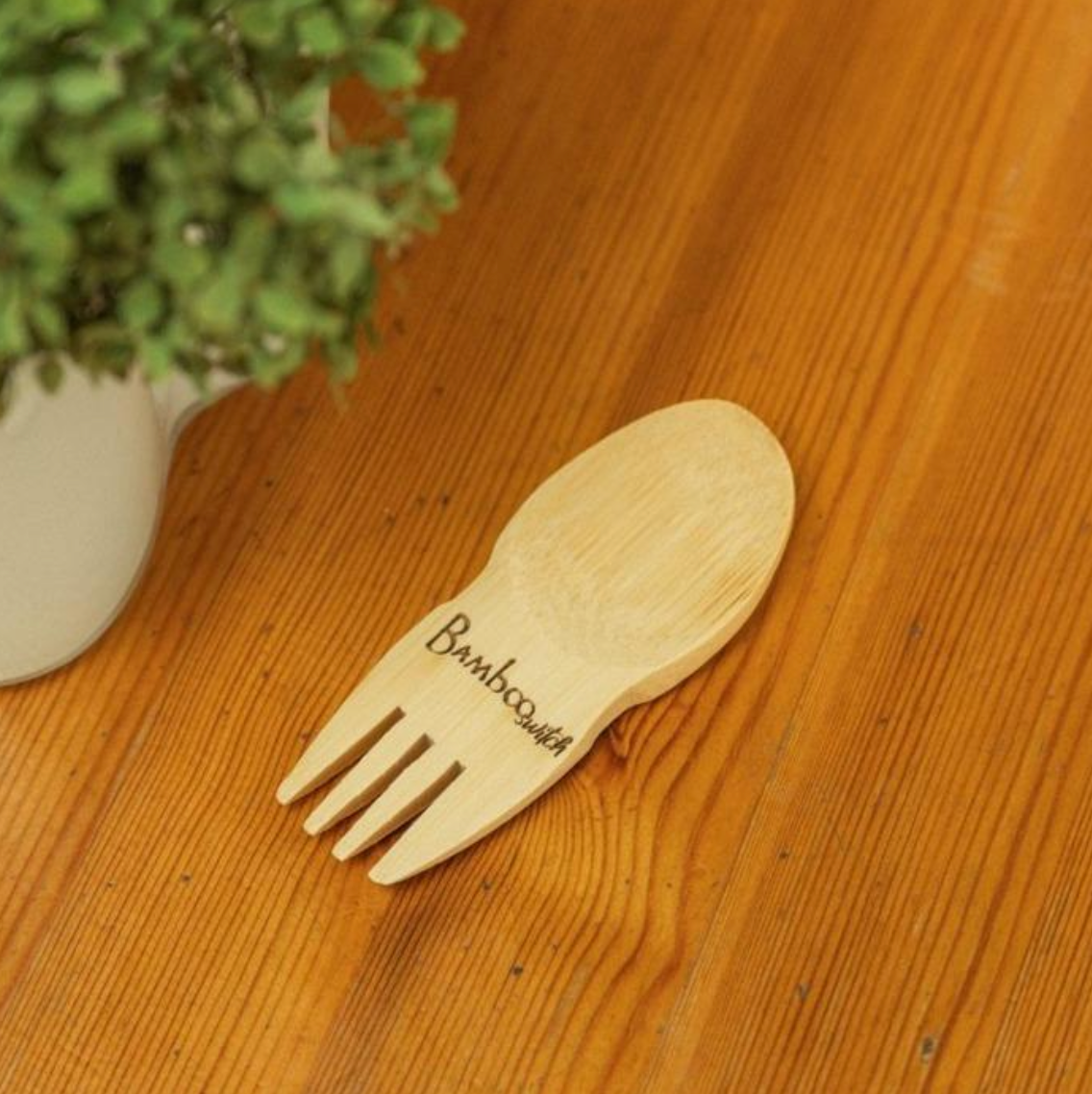 Bamboo Switch - Small Bamboo Spork Utensil | Picnic Bestseller