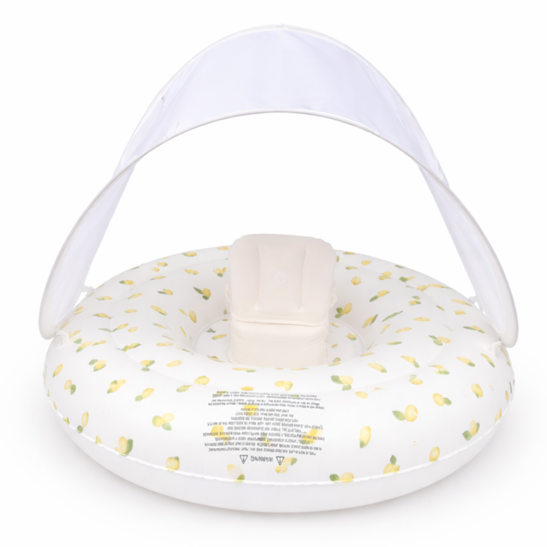 Ali+Oli - Ali+Oli Baby Swim Seat with Sun Canopy (Lemons)