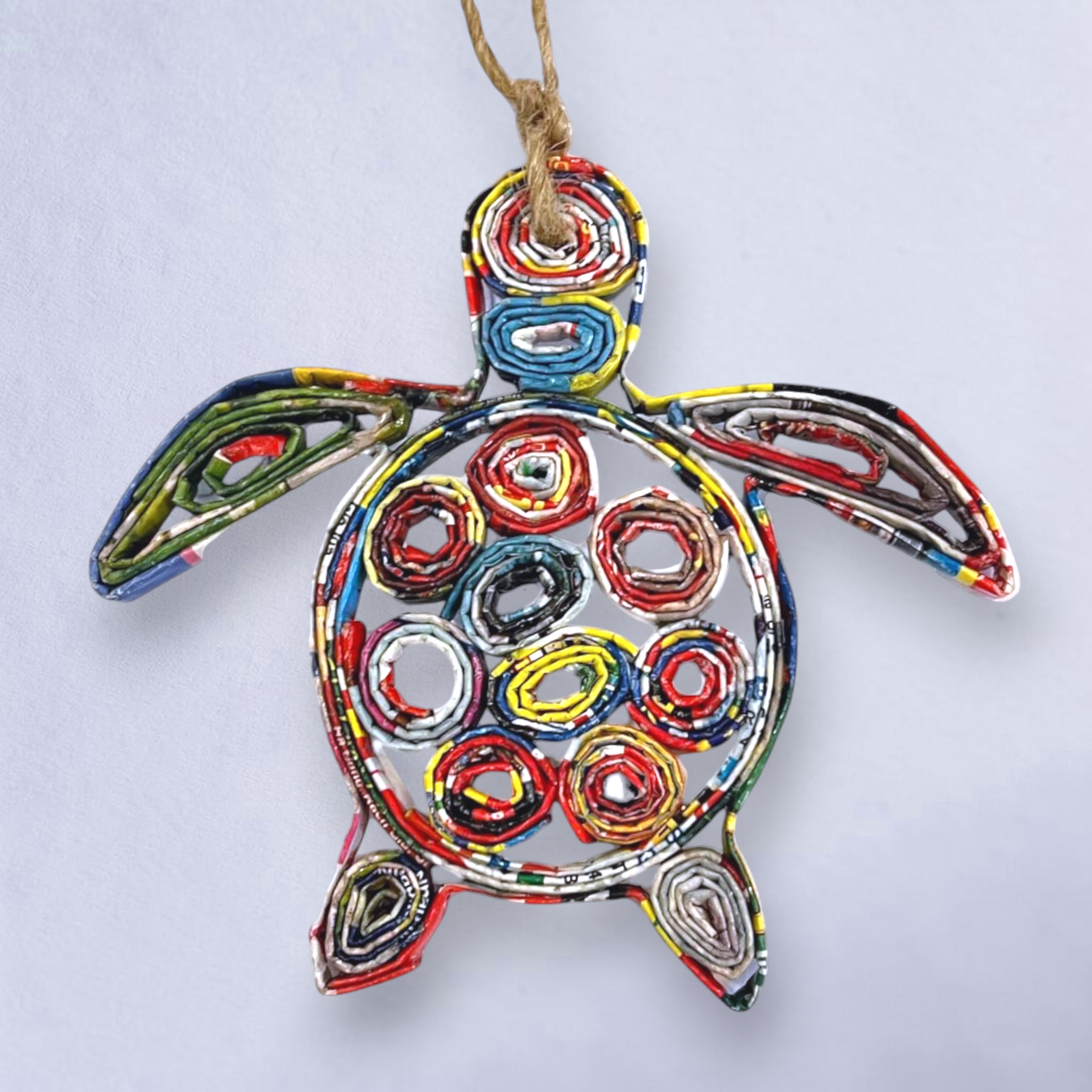 The Upcycled Paper Company - Turtle Ornament - Recycled Paper