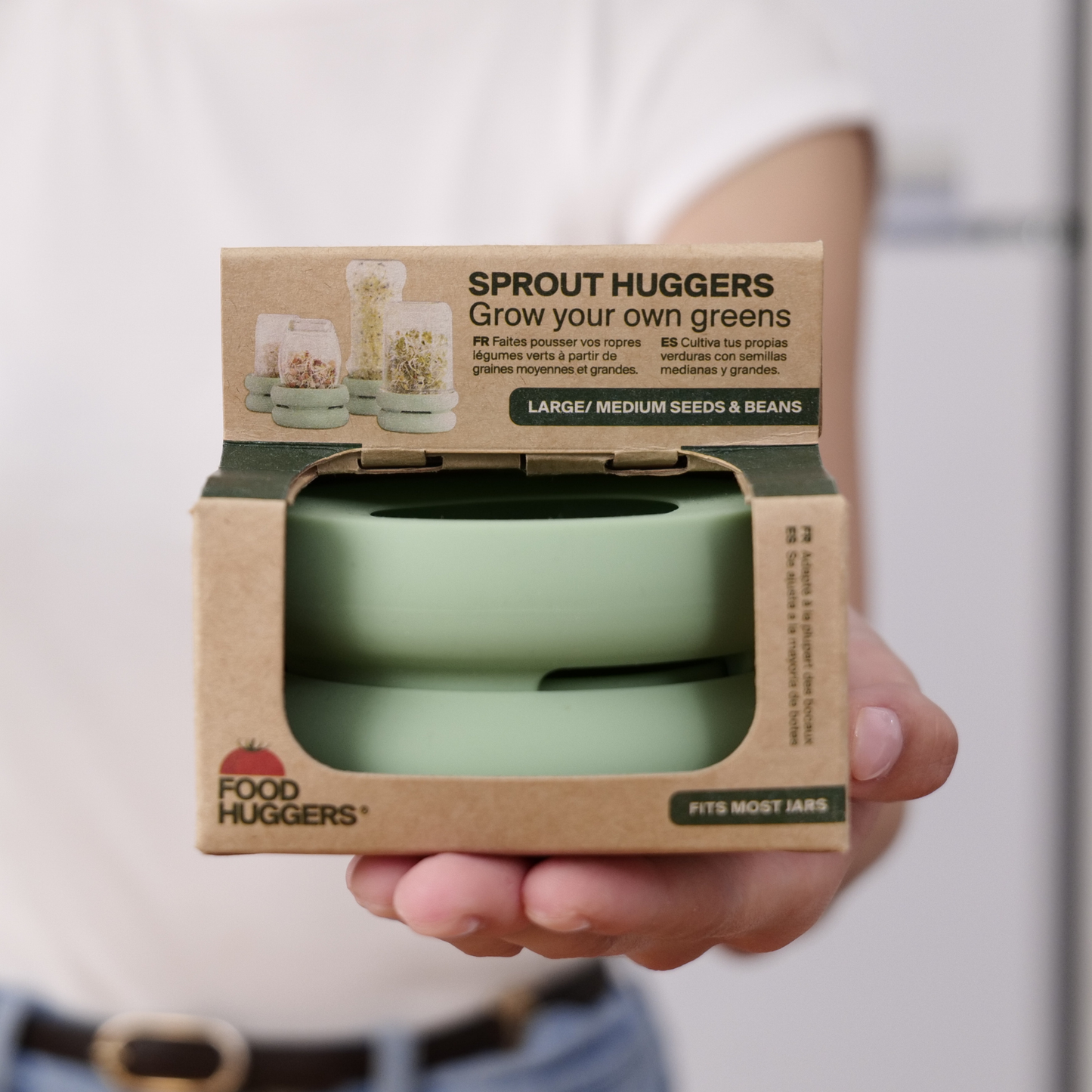 Food Huggers - Reusable Silicone Sprouting Lids