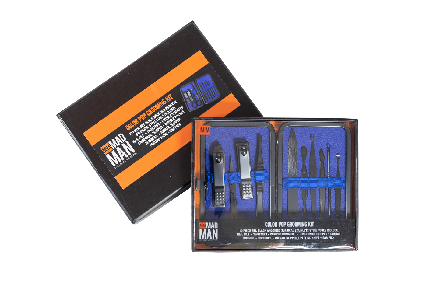 Color Pop | 10-Piece Men's Grooming Kit
