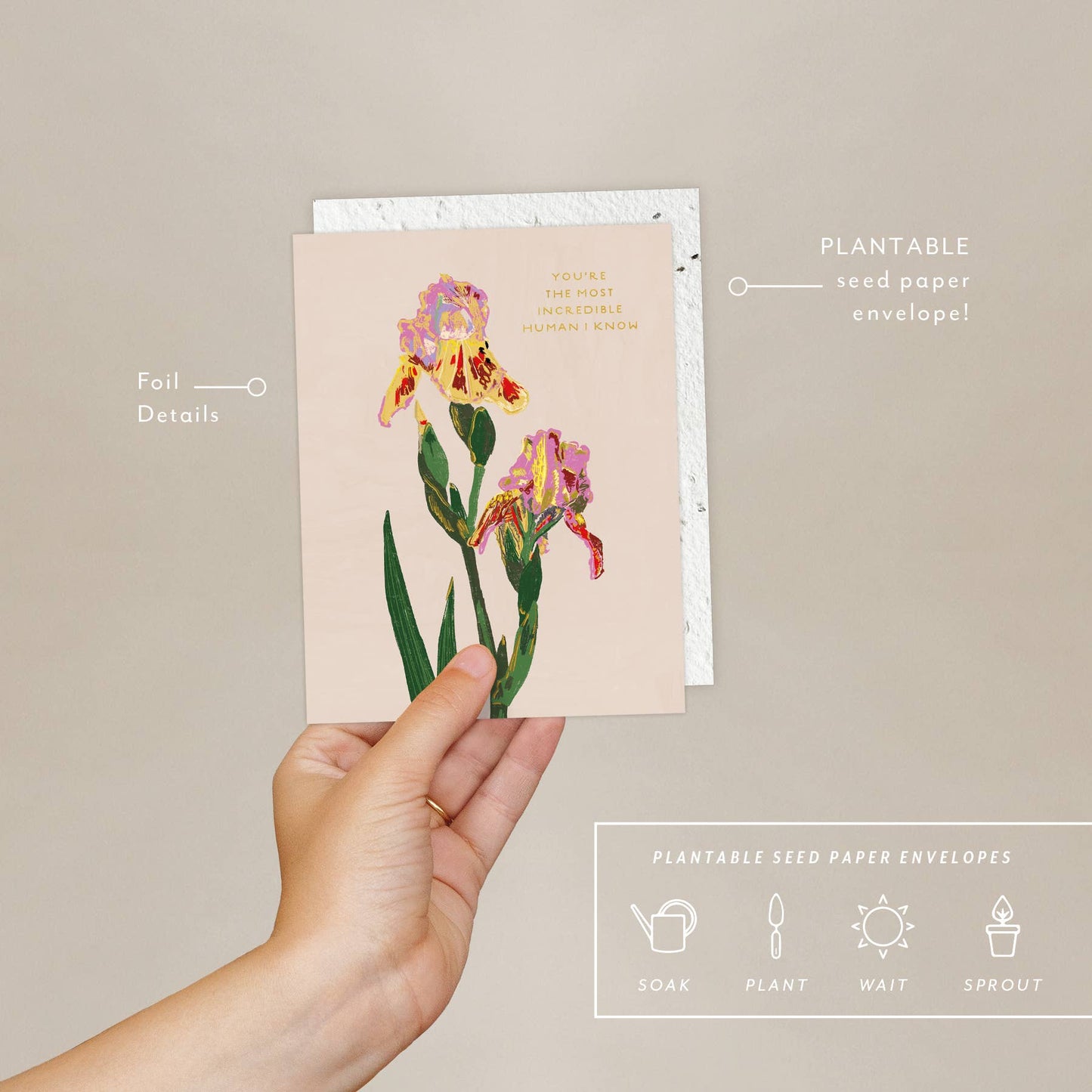 Whimsy Bloom - Love + Friendship Card