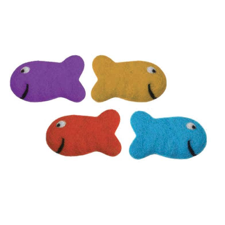 Friendsheep - Fish Family Eco Wool Pet Toys - Set of 4