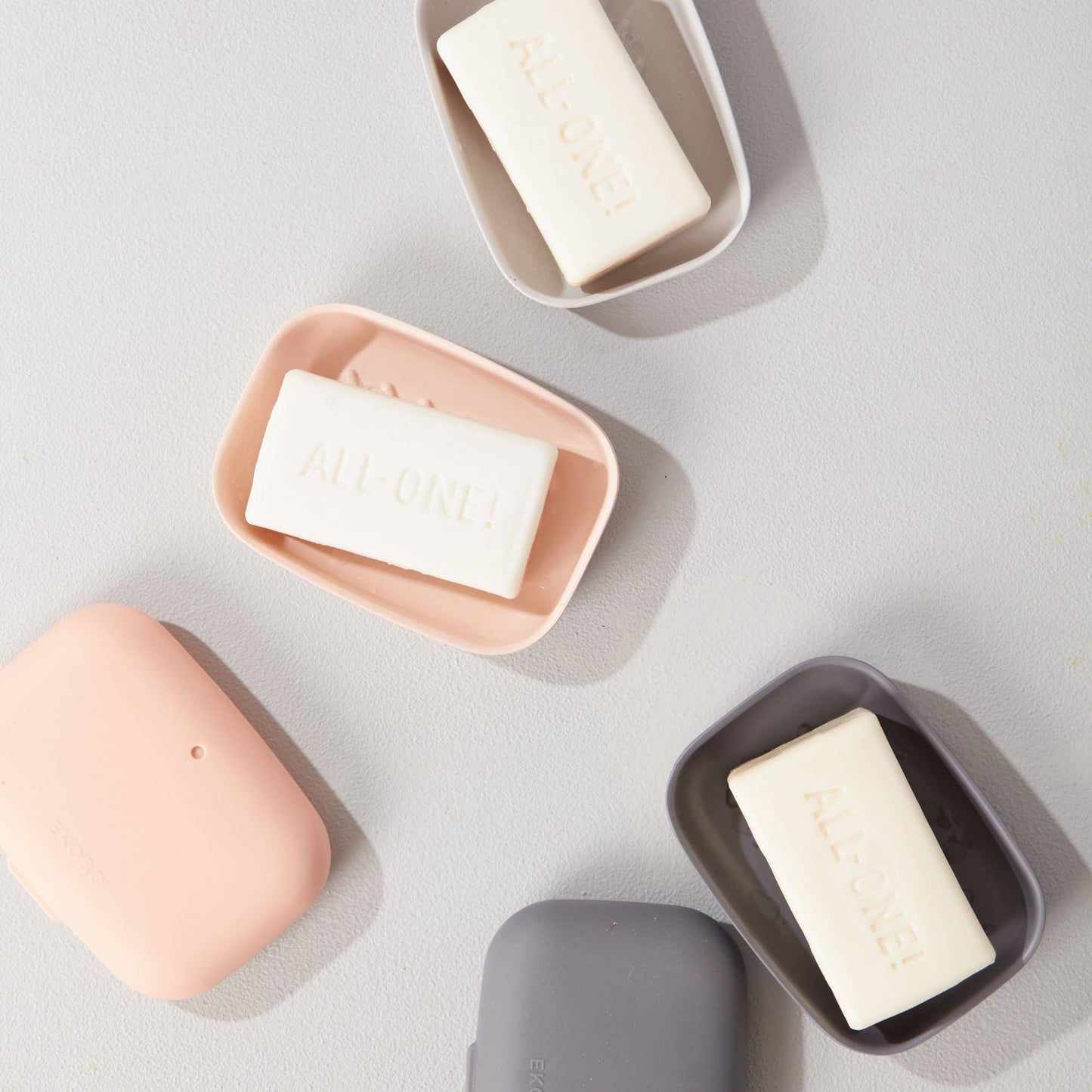 Rectangular Travel Soap Box - Smoke