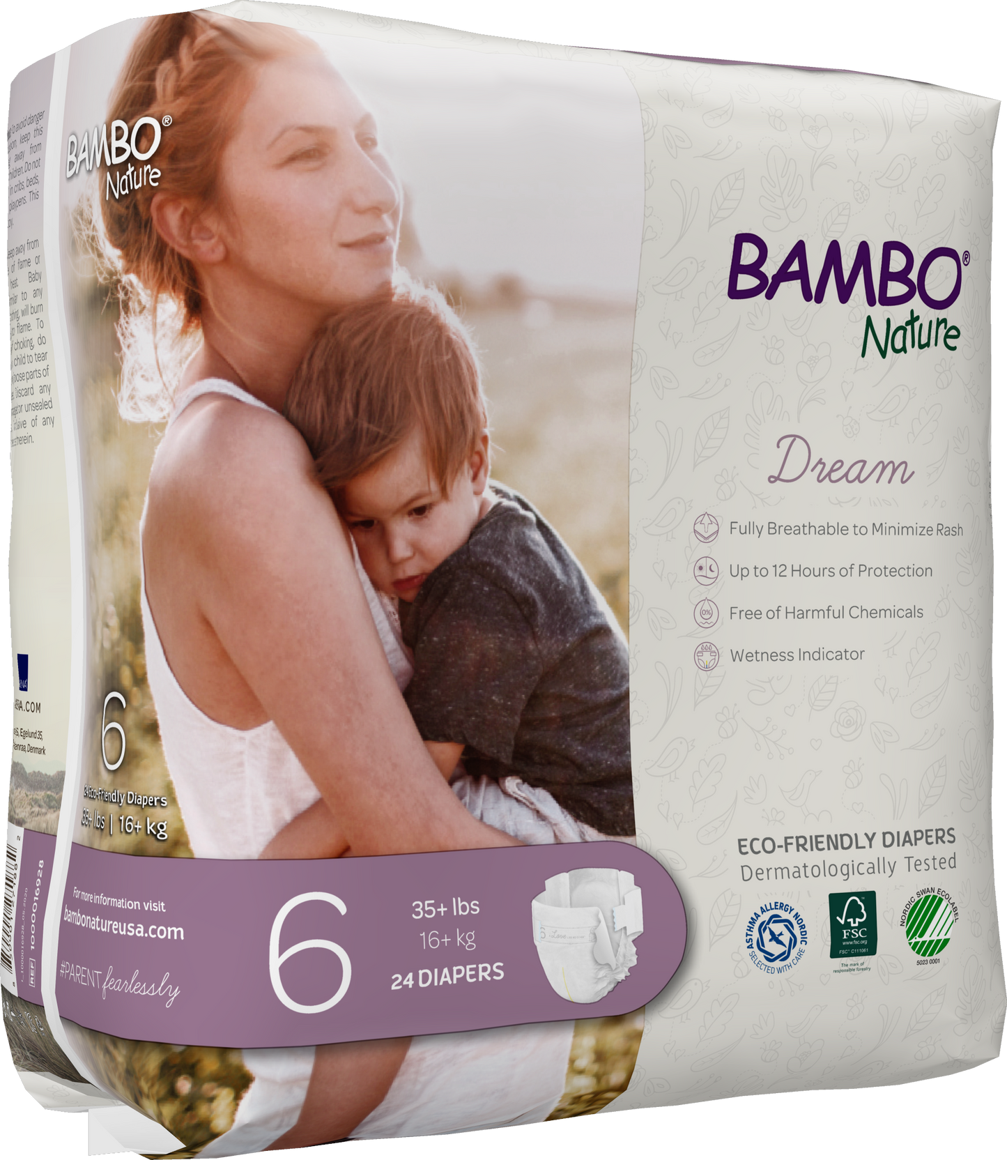 Bambo Nature USA - Bambo Nature Dream Baby Diapers Size 6