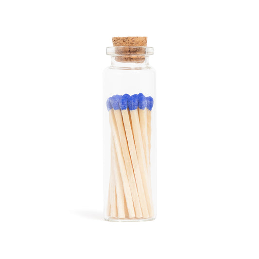 Enlighten the Occasion - Royal Blue Matches in Small Corked Vial