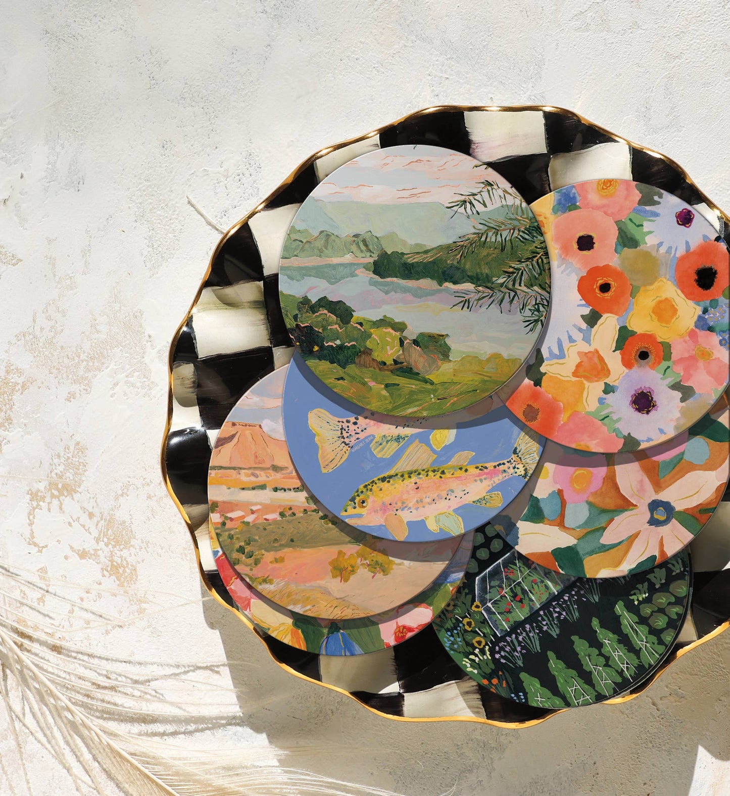 River Bank Seedlings Coaster