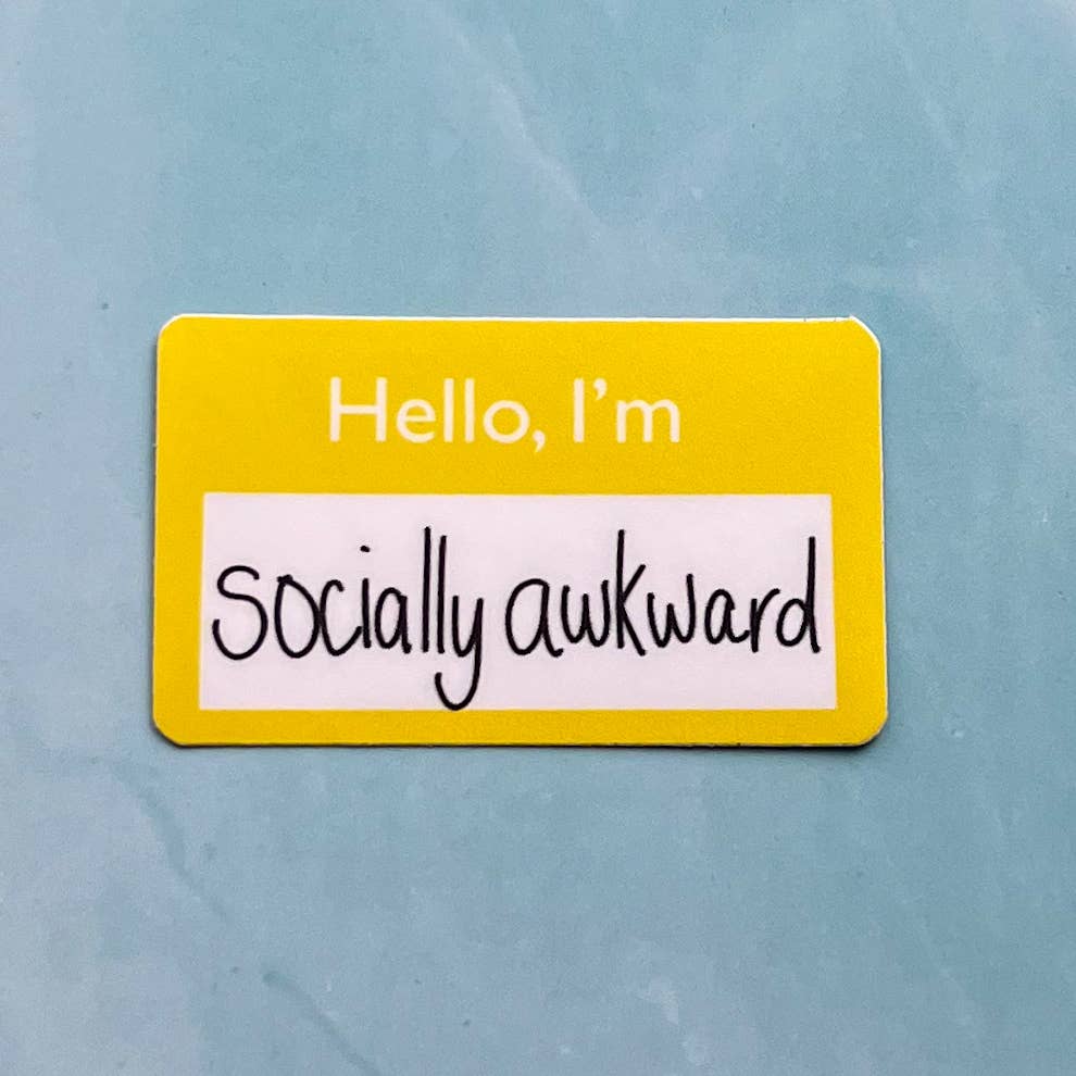 Uplifter Sticker - Socially Awkward Sticker