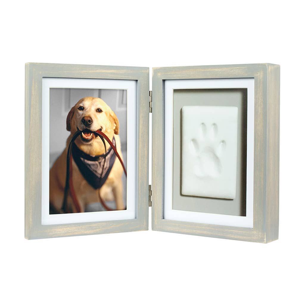Pearhead - Pawprints Keepsake Photo Frame & Clay Impression Kit