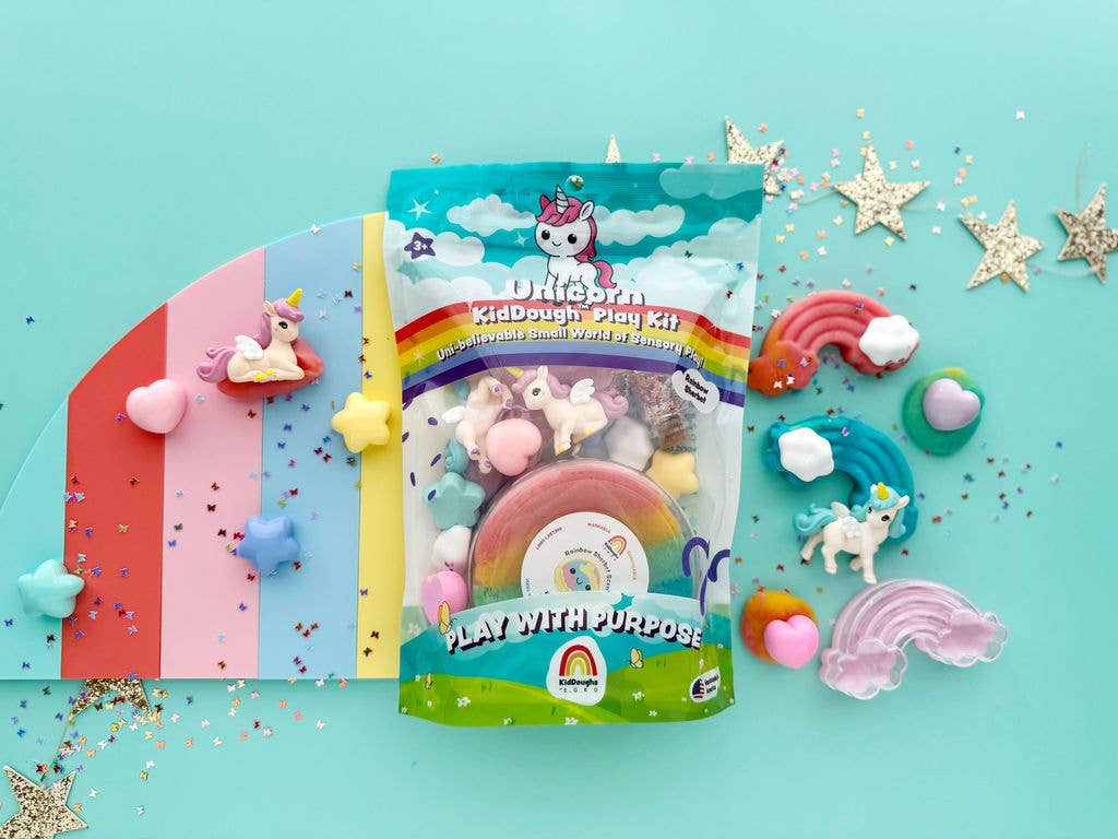 Earth Grown KidDoughs (KidDoughs by EGKD) - Unicorn KidDough Play Kit