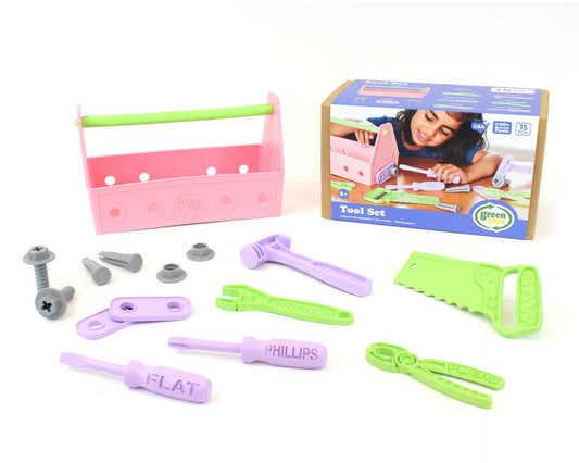 Green Toys - Tool Set - Pink