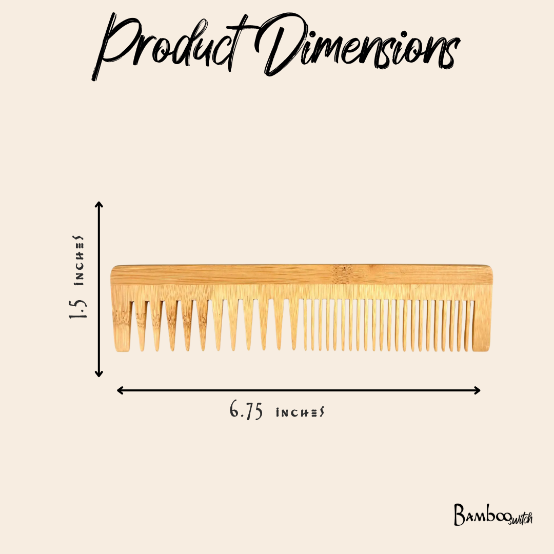 Bamboo Dual Comb | Earth Day Bestseller