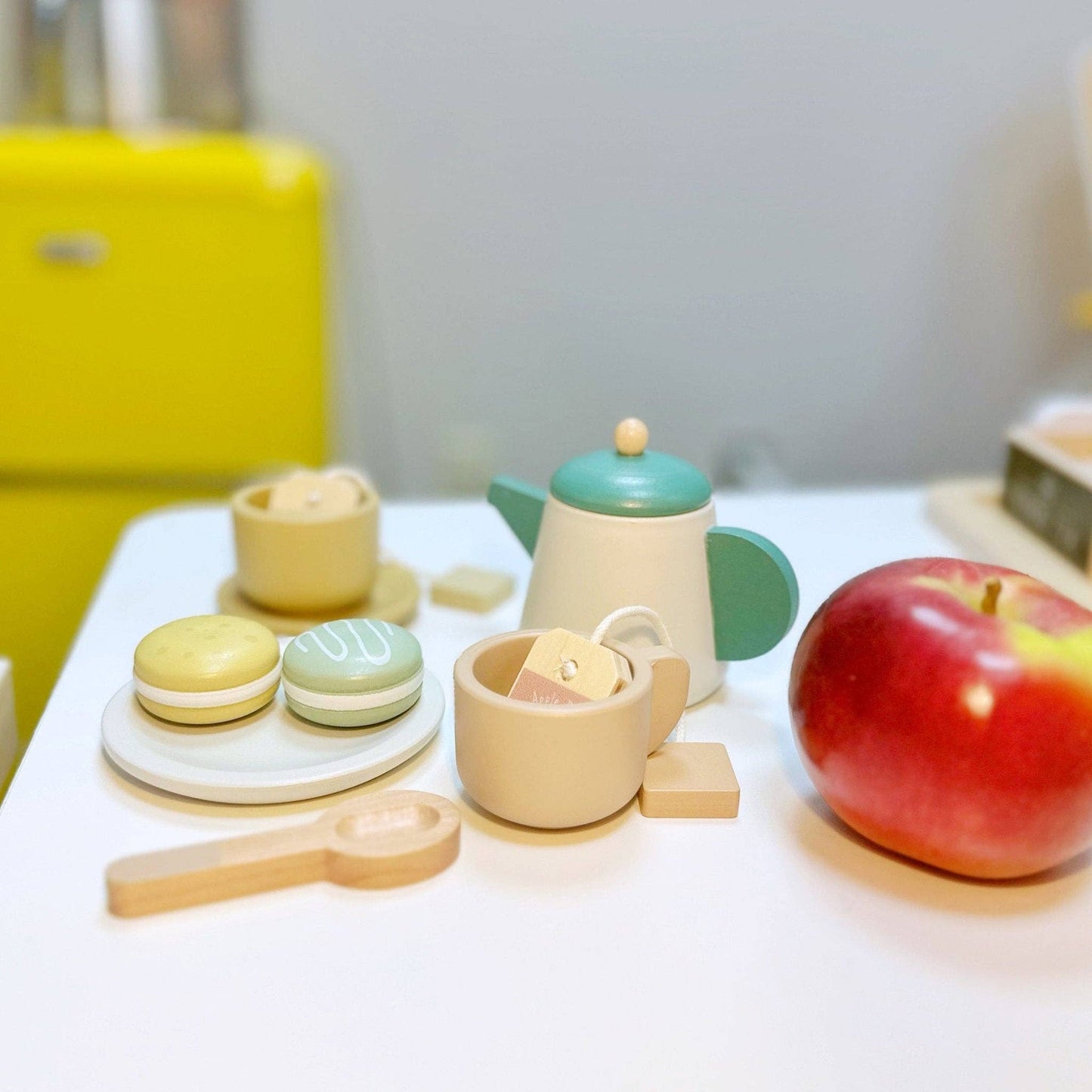 Wooden Tea Party Set  Pretend Play Tea Set Ages 3+