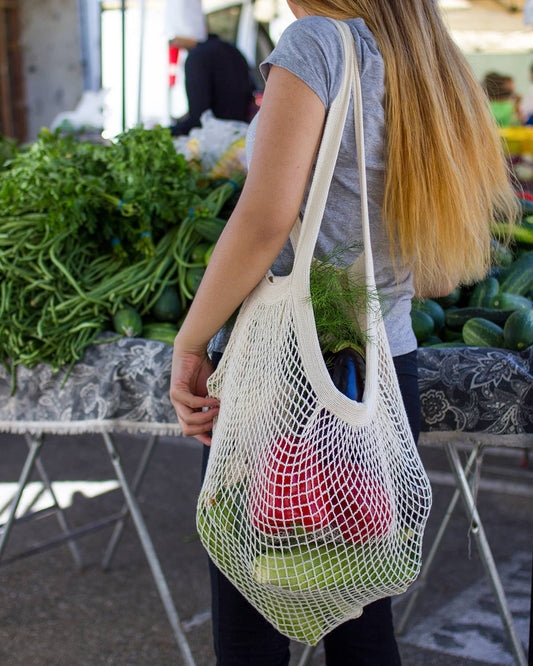 Organic Cotton String Bags (9 Colors) - Simple Ecology