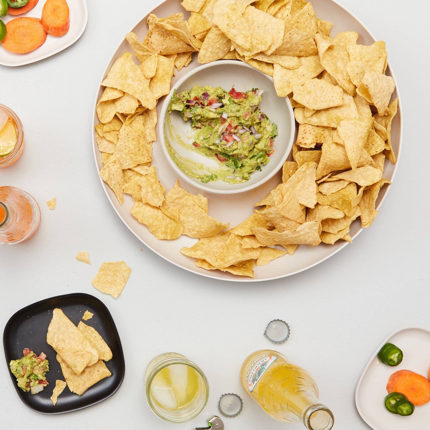Chip & Dip Set - White