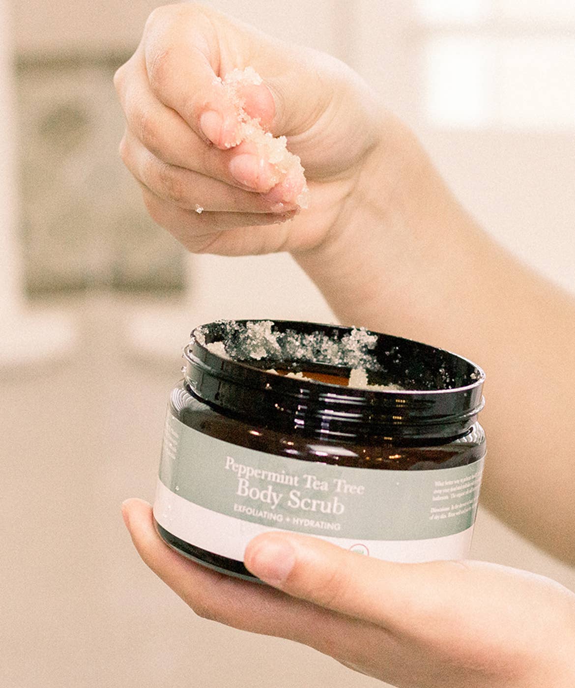 Organic Sugar Body Scrub 10oz (2 Scent Options)