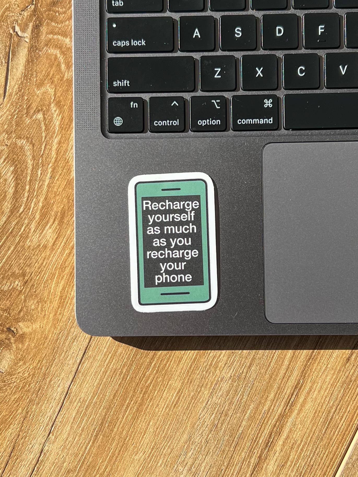 Uplifter Sticker - Recharge yourself as much as you charge your phone sticker