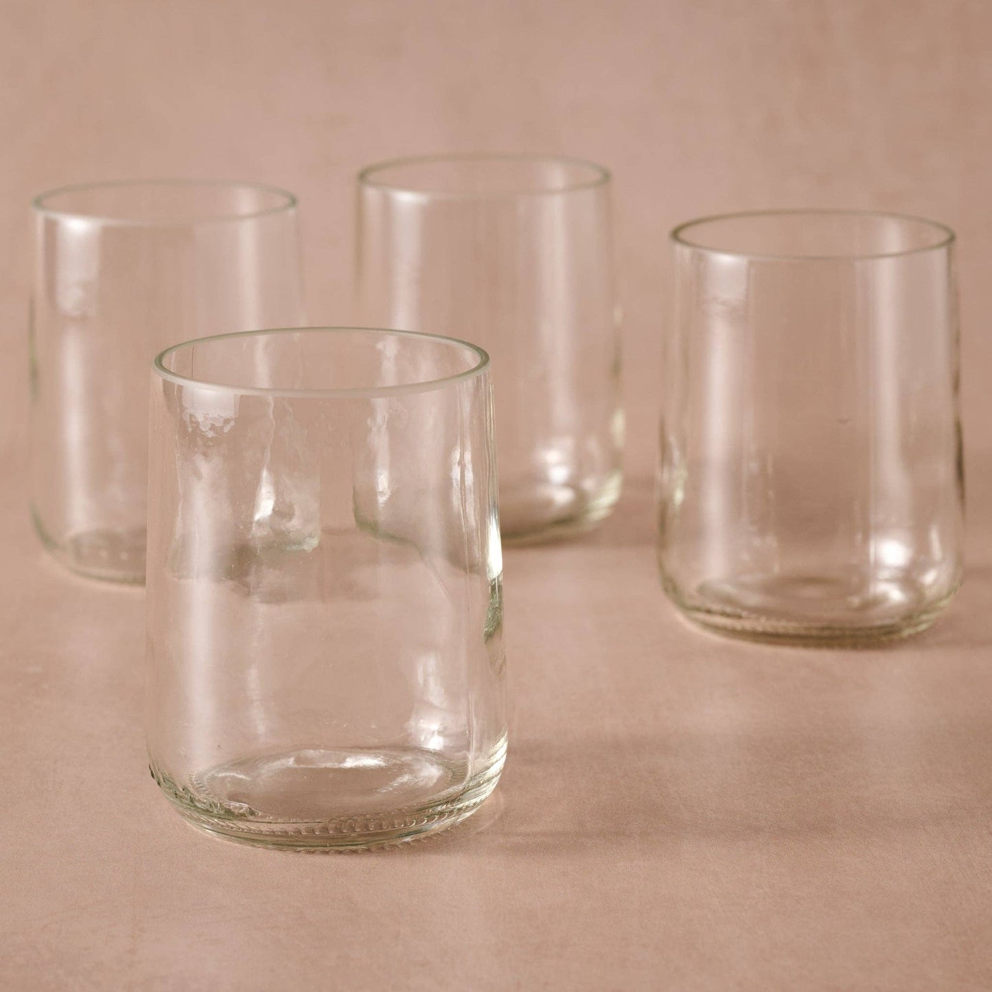 Ten Thousand Villages - Gronn Upcycled Tumbler Set - 8 Oz Clear