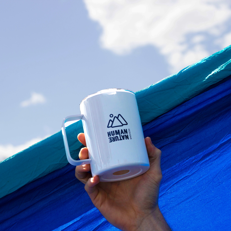 Wander Nature Mug -  Insulated Camping Mug with Lid