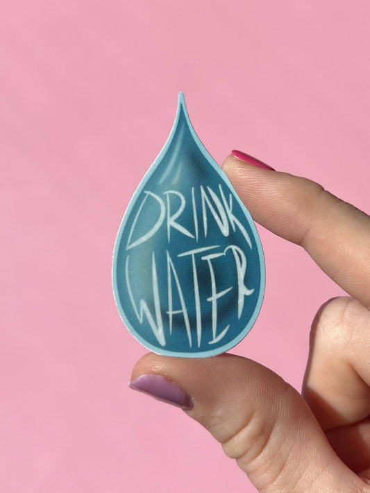 Uplifter Sticker - Drink Water Sticker
