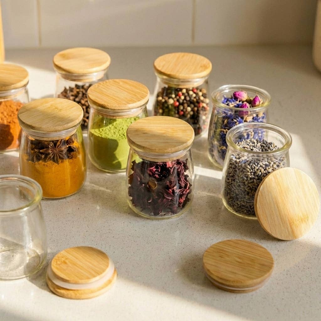Oui Yogurt Jar Bamboo Lid | Earth Day Bestseller