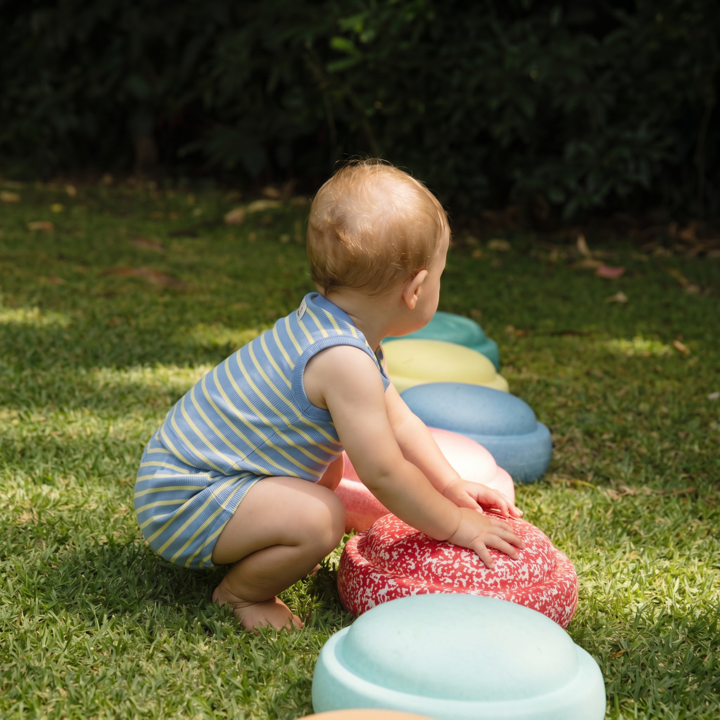 Striped Ribbed Organic Cotton Baby Set