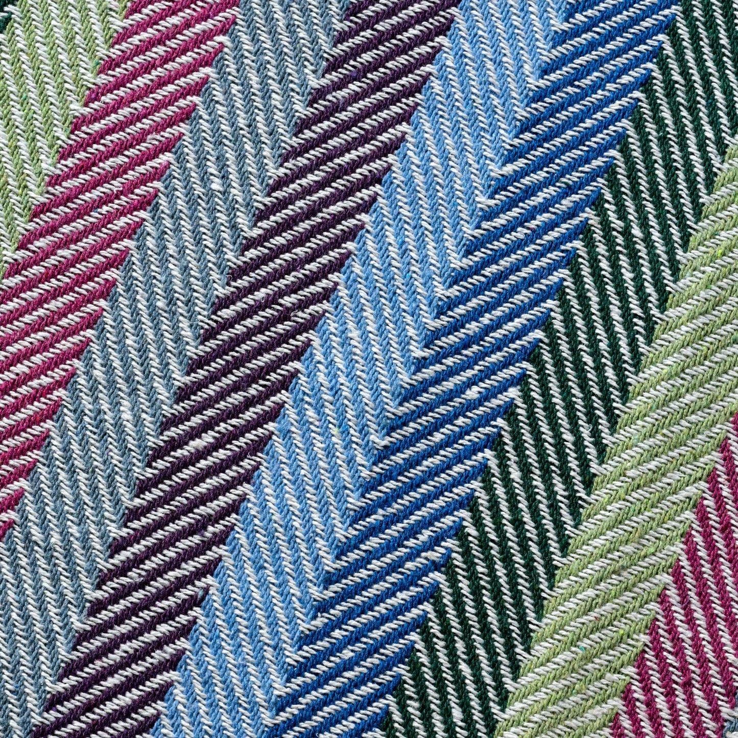 Ten Thousand Villages - Striped Recycled Cotton Throw Blanket