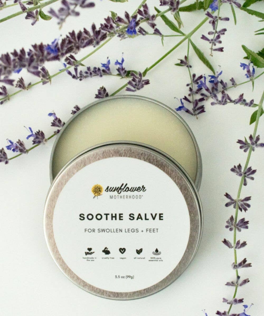 Sunflower Motherhood - Soothe Salve for Swollen Legs + Feet For Pregnant Moms
