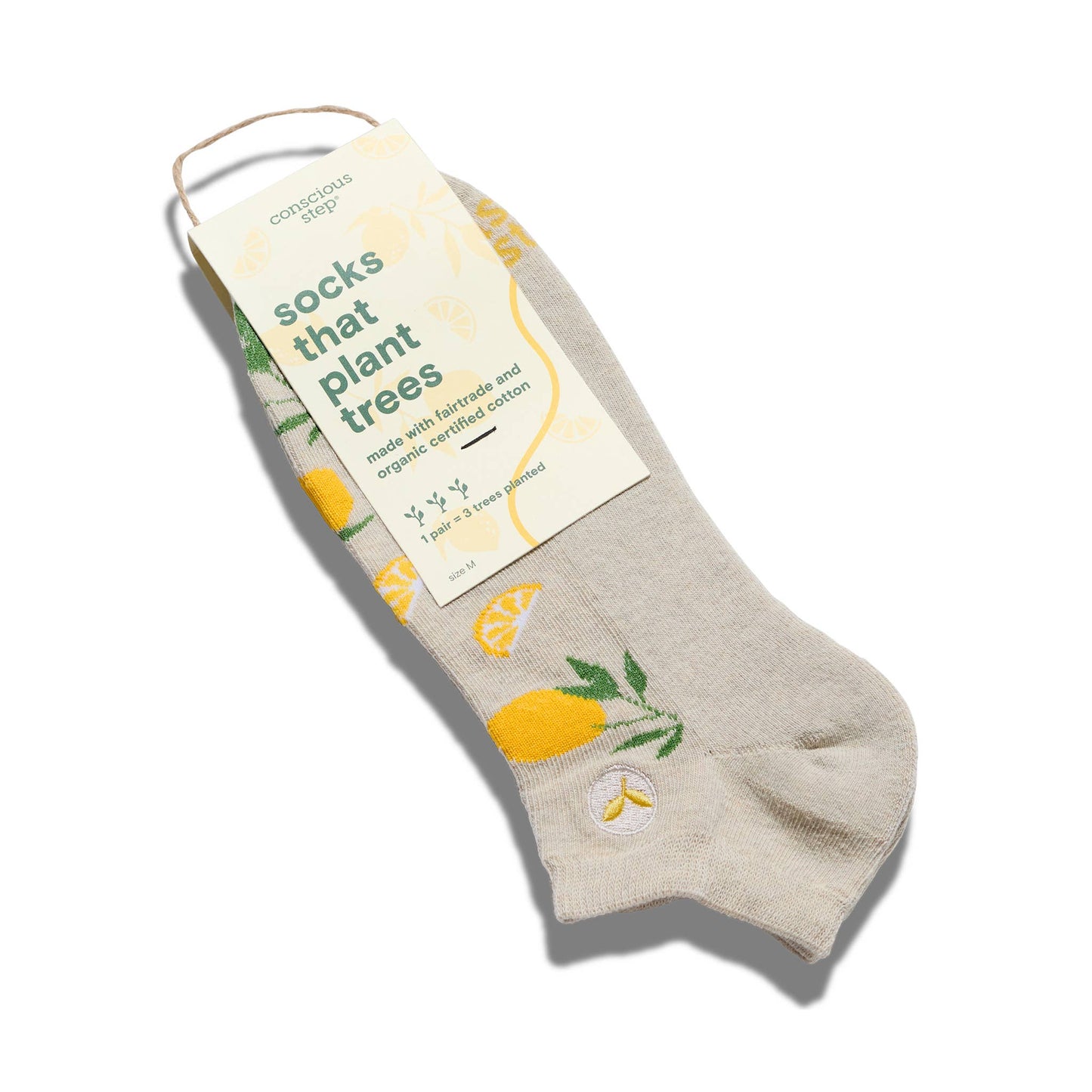 Conscious Step - Ankle Socks that Plant Trees | Lemons - Gifts for Gardeners