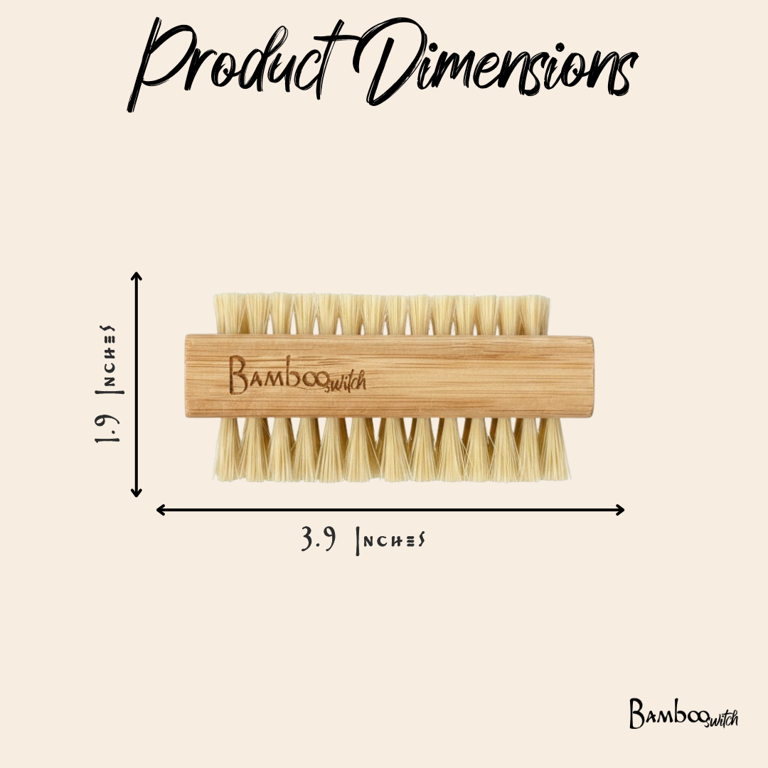 Bamboo Vegan Nail Brush | Self Care | Earth Day Bestseller