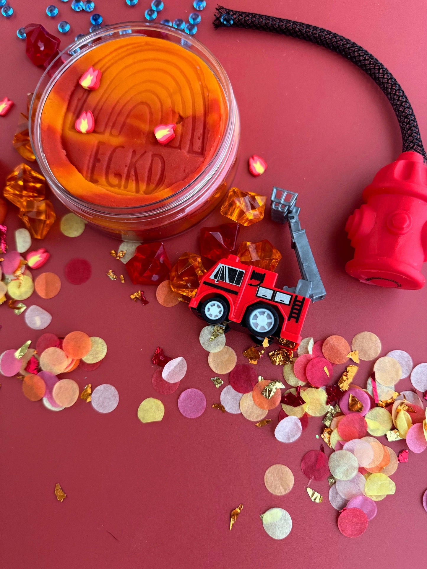 Earth Grown KidDoughs (KidDoughs by EGKD) - Fire Station KidDough Play Kit