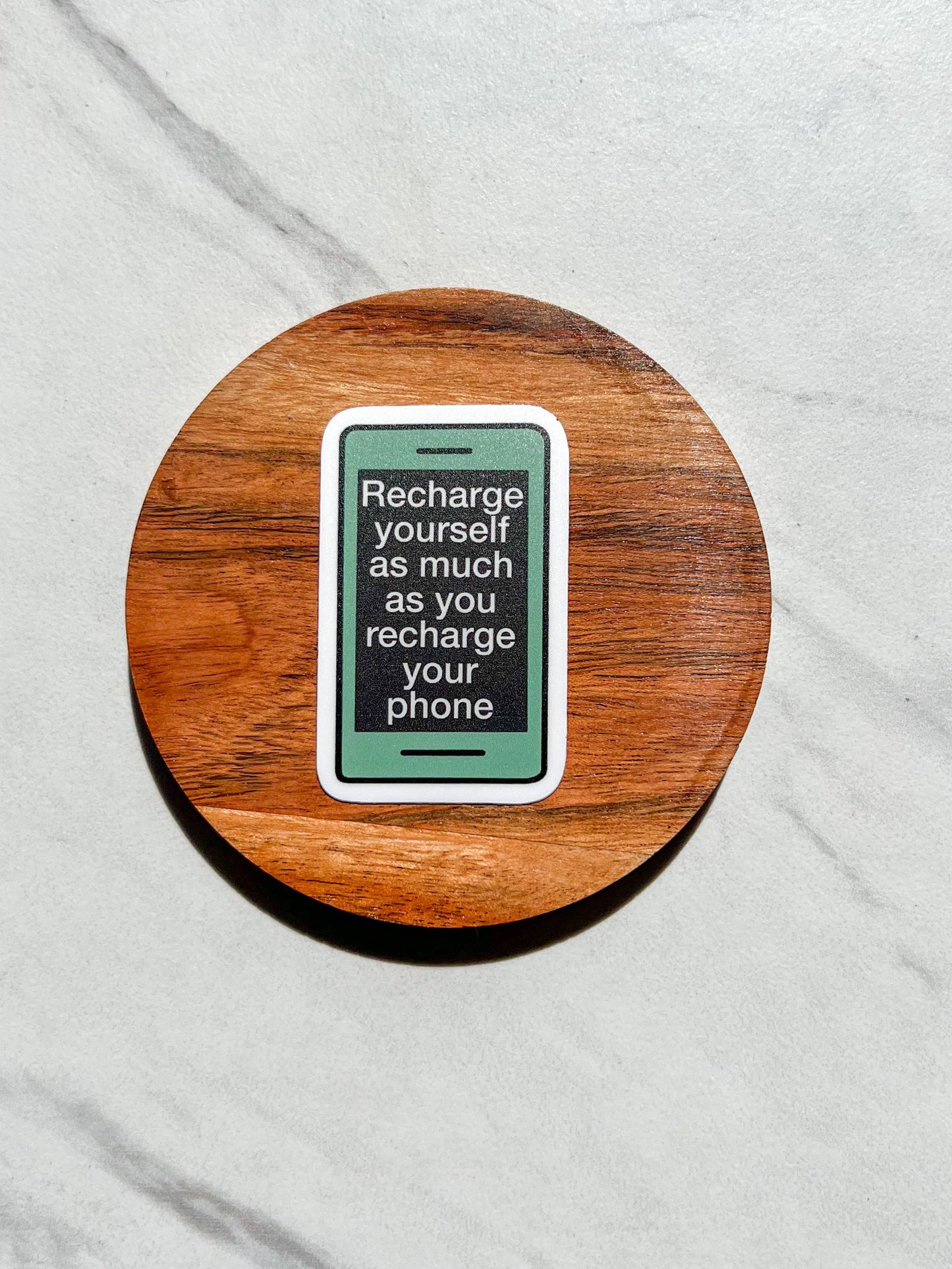 Uplifter Sticker - Recharge yourself as much as you charge your phone sticker