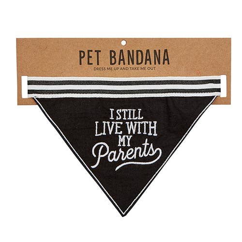 Santa Barbara Design Studio by Creative Brands - Pet Bandana - I Still Live With My Parents