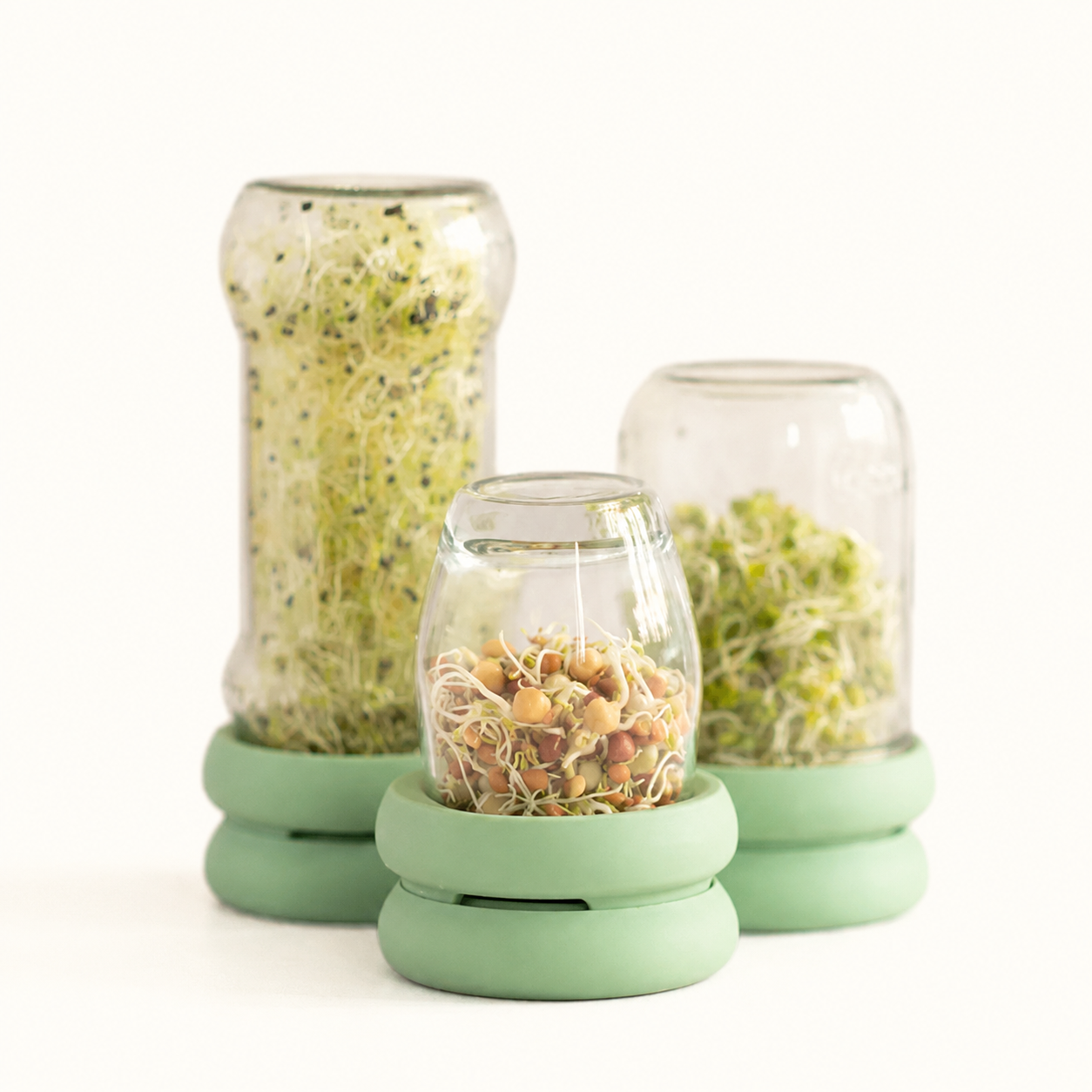 Food Huggers - Reusable Silicone Sprouting Lids