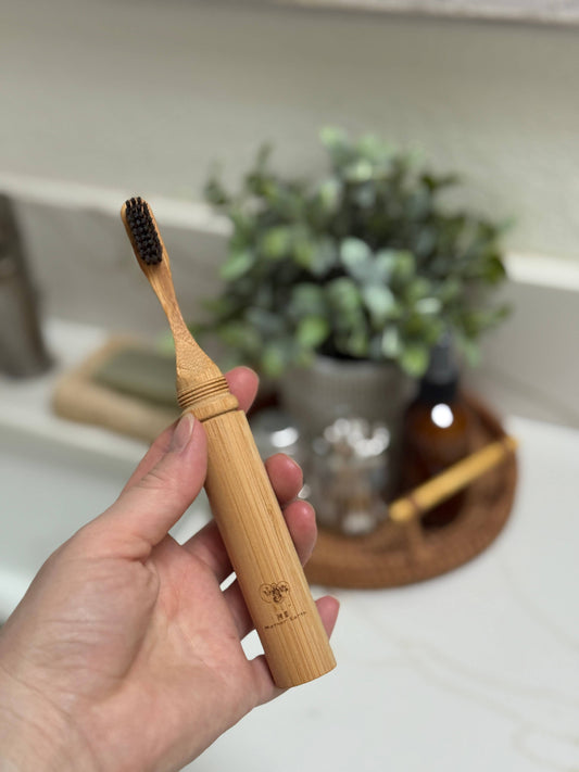 All-in-One Bamboo Travel Toothbrush 2.0