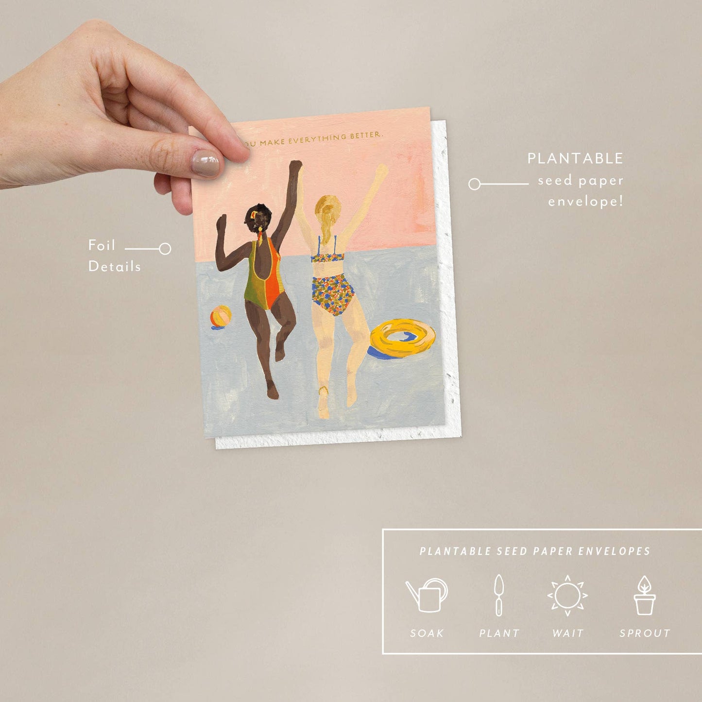 BFFs - Friendship Card