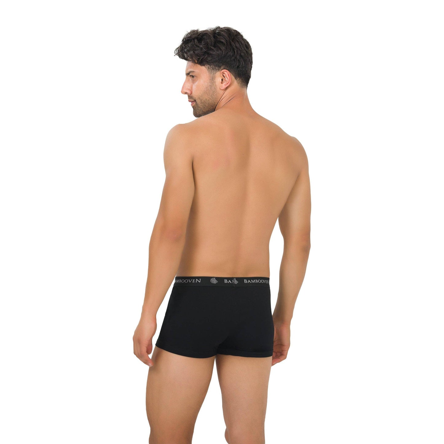 Mens Bamboo Trunks with Pouch 4-Pack