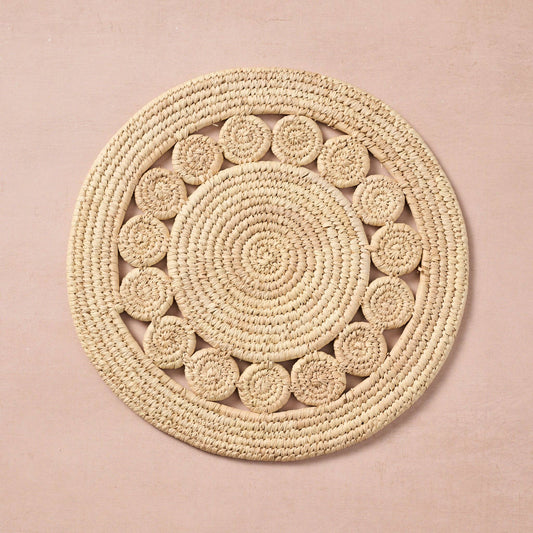 Ten Thousand Villages - Pleta Woven Date Palm Leaf Charger