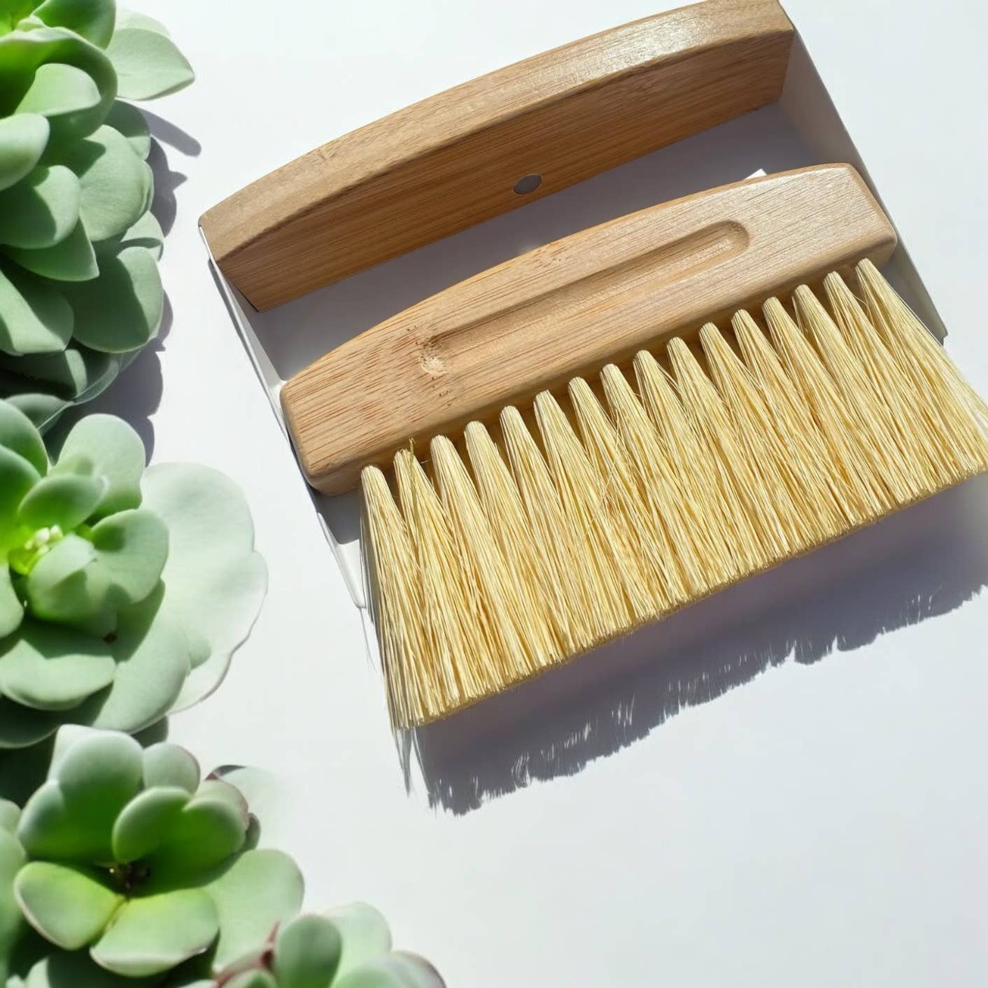 Bamboo Dust Pan & Bamboo Brush | Earth Day Bestseller