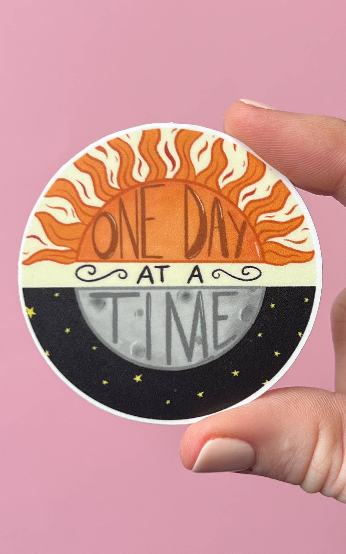 Uplifter Sticker - One day at a time sticker