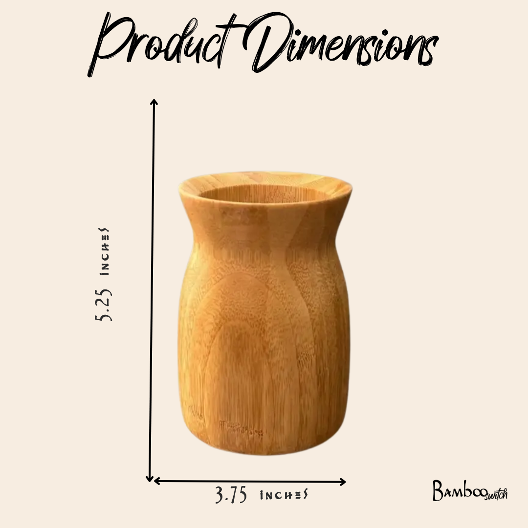 Bamboo Kitchen Utensils Holder | Earth Day Bestseller