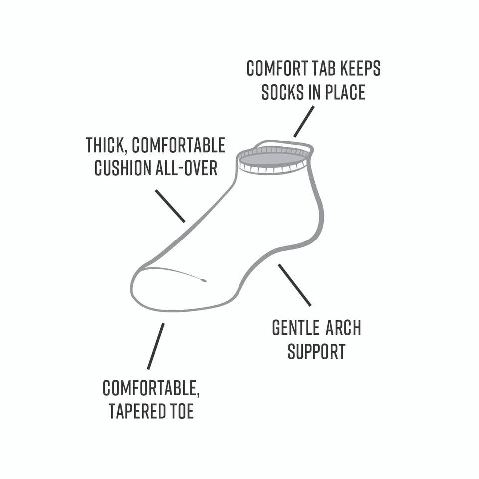 Maggie's Organics - Organic Cotton Tab Footie Socks - Solid