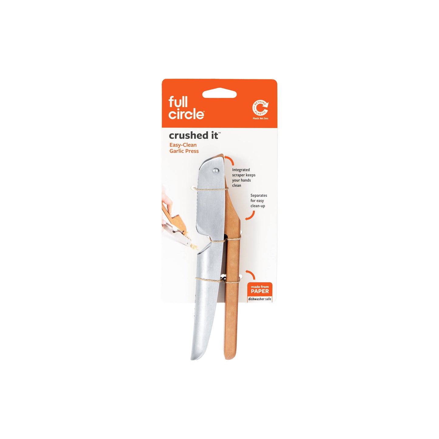Full Circle Home - The No Mess Garlic Press (formerly Crushed It)