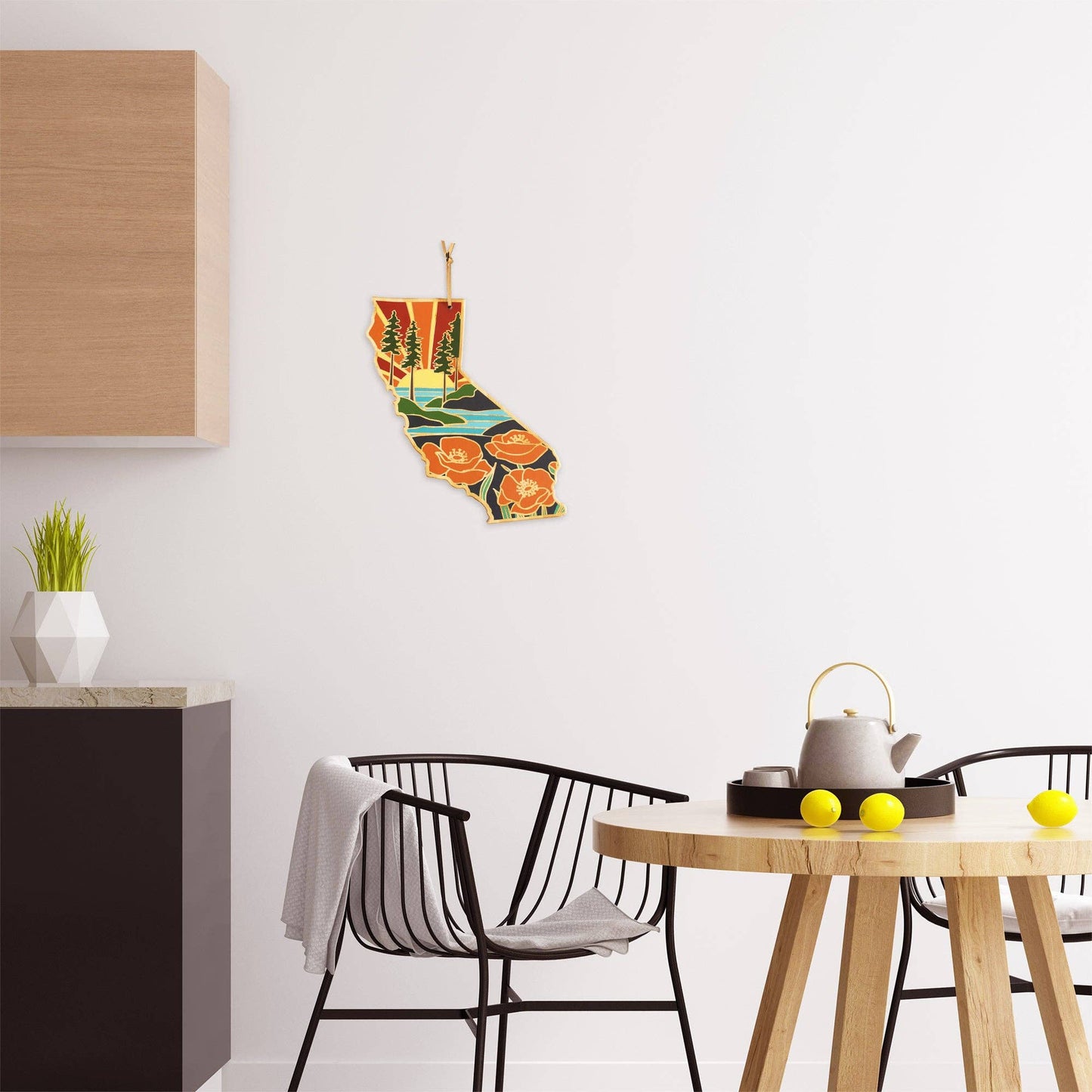 Totally Bamboo - California Cutting Board with Artwork by Summer Stokes