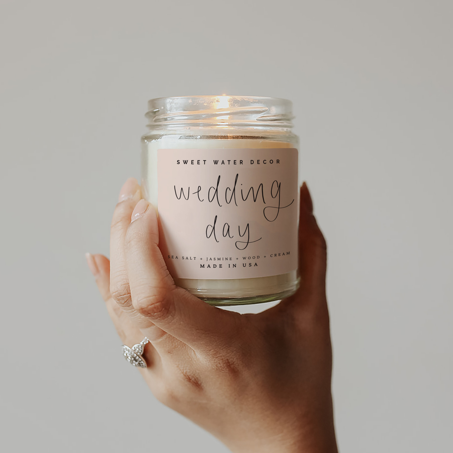 Sweet Water Decor - Wedding Day 9 oz Soy Candle - Home Decor & Wedding Gifts